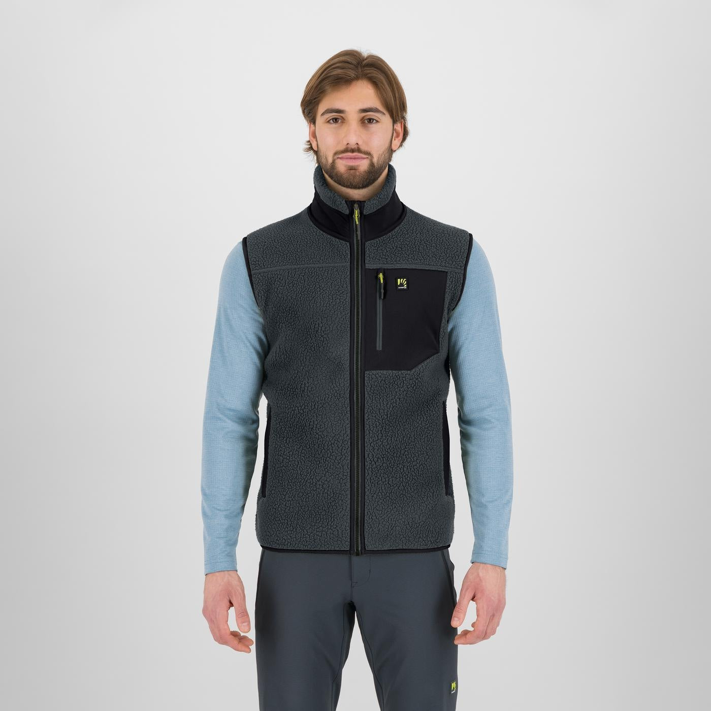 MOIAZZA RETRò FLEECE VEST WOODL.GRAY/BLACK | 2531078-401N 2026
