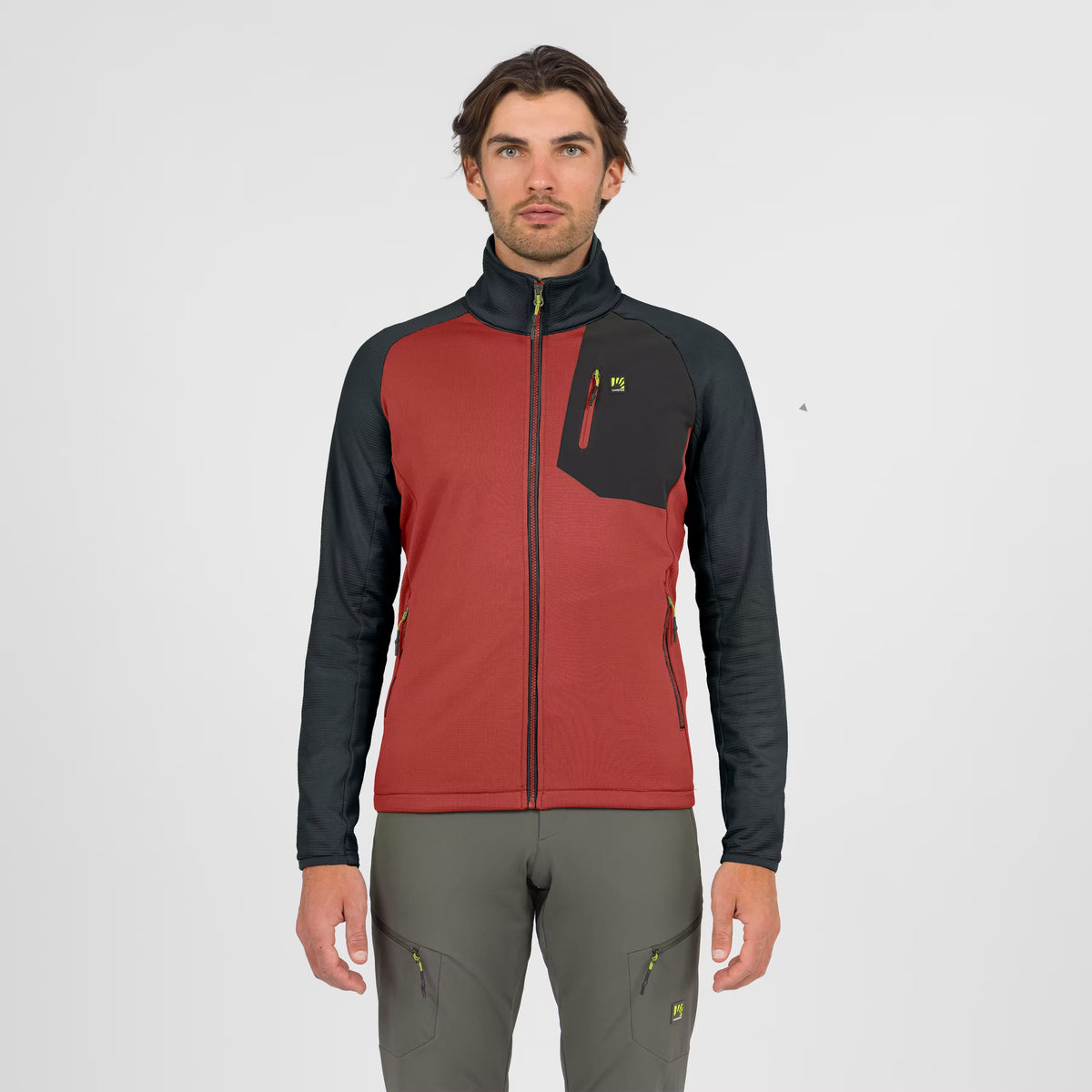 POLAIRE ODLE EVO À FERMETURE ÉCLAIR INTÉGRALE FEU/BOIS GRIS | 2531123-300 2027