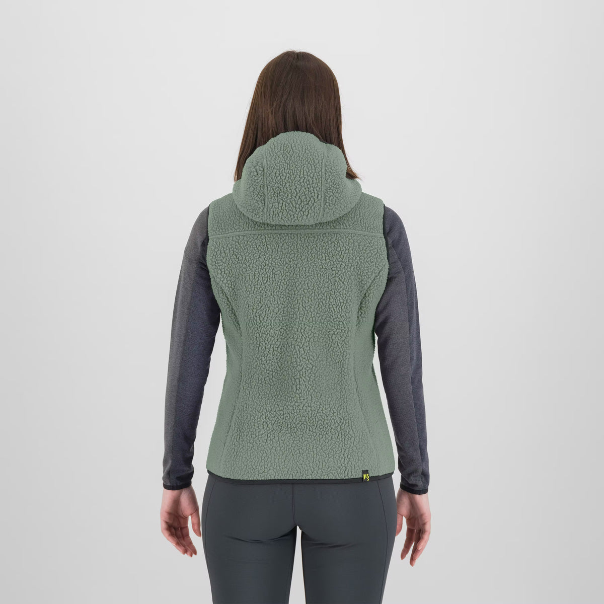 Sweat à capuche rétro MOIAZZA avec gilet HAIE/BOIS GRIS | 2532078-057 2026-27