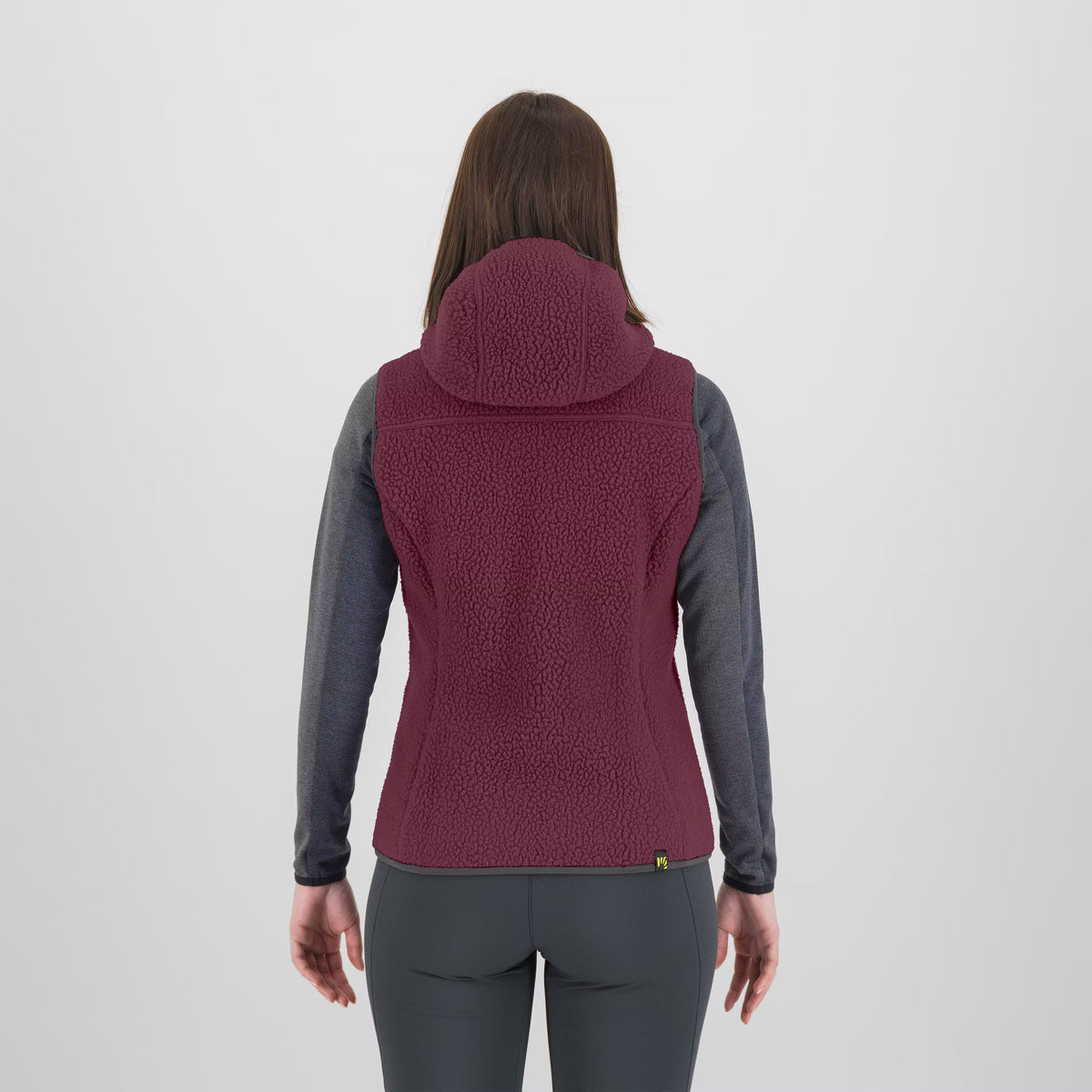 Sweat à capuche rétro MOIAZZA avec gilet CRIMSON/FUMÉ | 2532078-080 2026-27