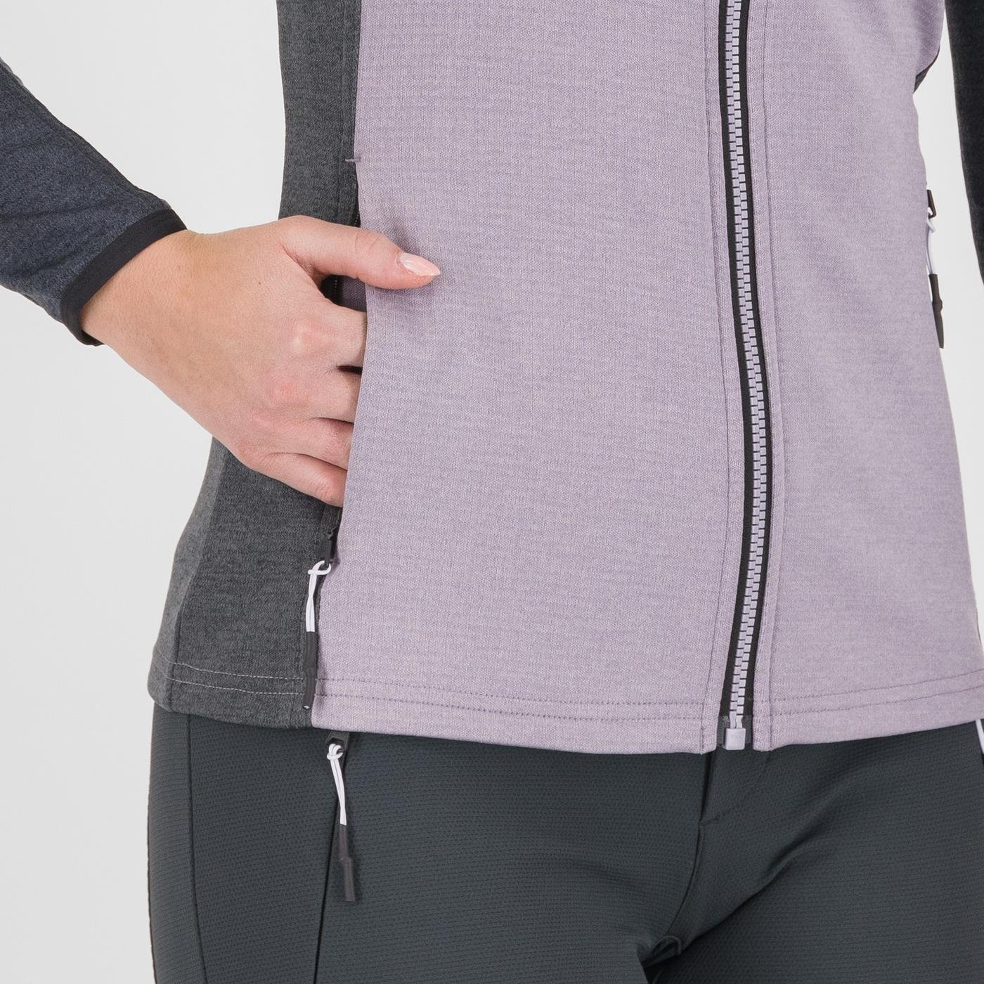 FEDERA FULL-ZIP W FLEECE LAVANDE/NOIR/BOIS GRIS | 2532023-048 2026