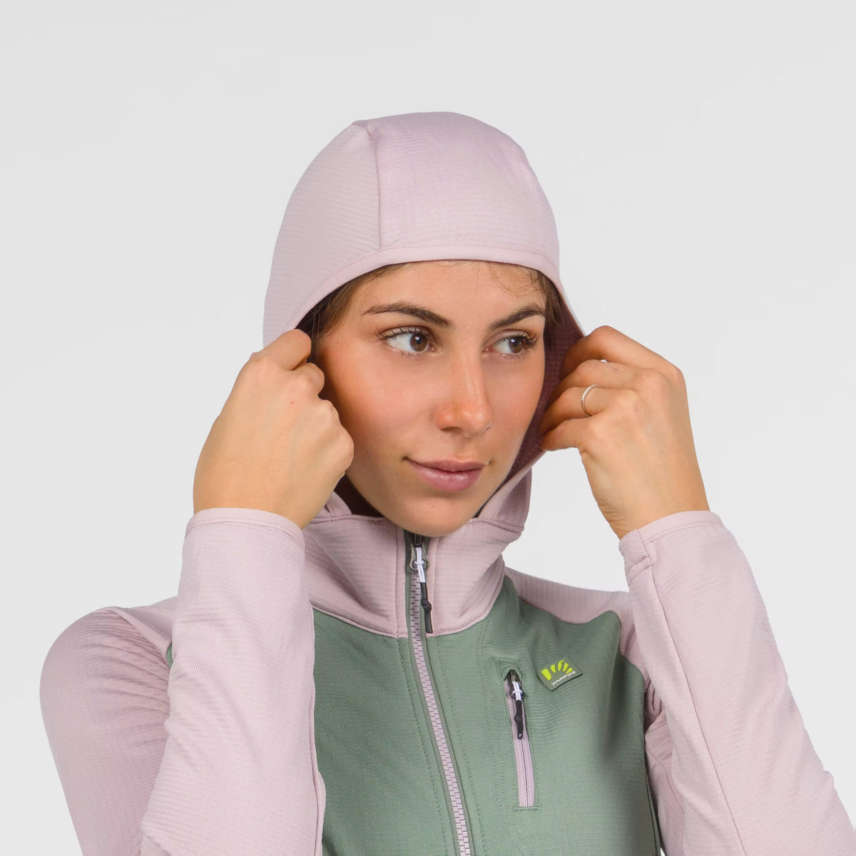 ODLE EVO W SWEAT À CAPUCHE POLAIRE À FERMETURE ÉCLAIR INTÉGRALE HAIE/LILAS | 2532122-058 2027
