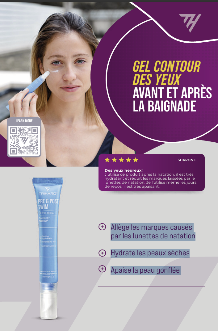 PRE& POST-SWIM EYE GEL/GEL CONTOUR DES YEUX AVANT ET APRÈS LA BAIGNADE 2025