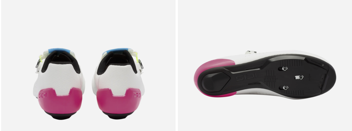 CHAUSSURES SIDI GENIUS X WYVE 2026 Couleur : blanc fluo