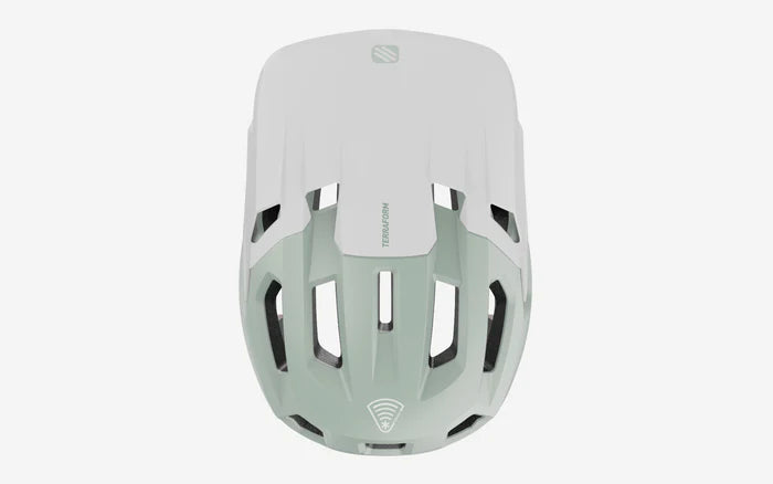 CASQUE VTT Terraform Couleur: White/Mint/Gold Matte 2026
