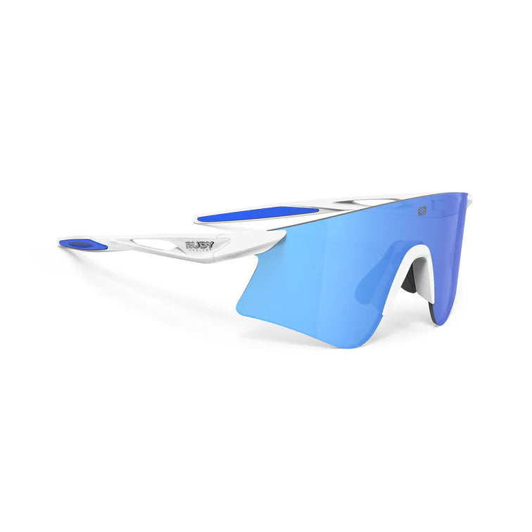 Astral lunettes Couleur : Astral White Matte Frame with Multilaser Blue Lenses