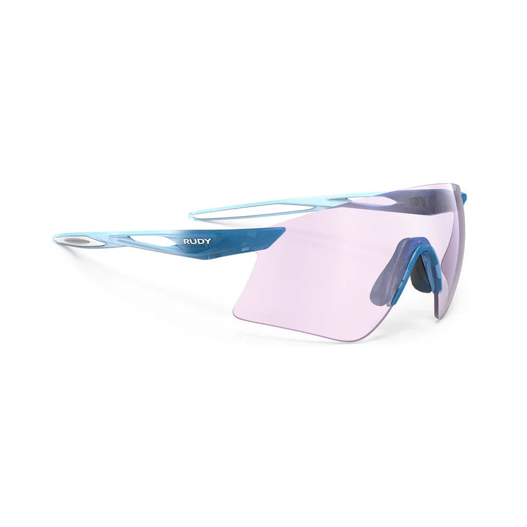 LUNETTE Astral Sphere Couleur : Astral Sphere Crystal Blue Avio Fade Sky, monture avec verres ImpactX Photochromic 2 Laser Purple 2026