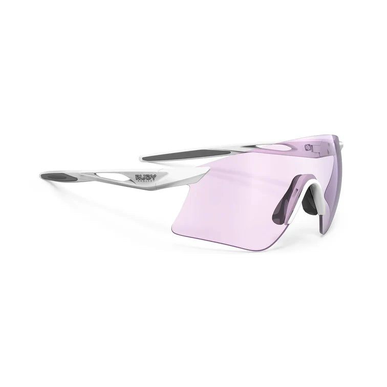 LUNETTE Astral Sphere Couleur :White Gloss Frame With ImpactX Photochromic 2 Laser Purple Lenses 2026