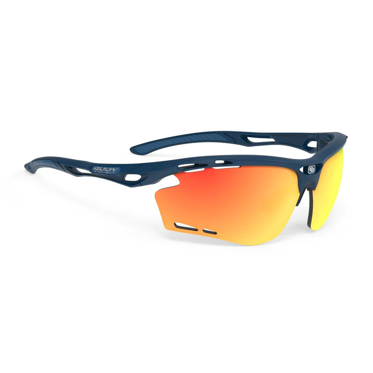 LUNETTES PROPULSE Couleur : Navy Blue Matte Frame with Multilaser Orange Lenses