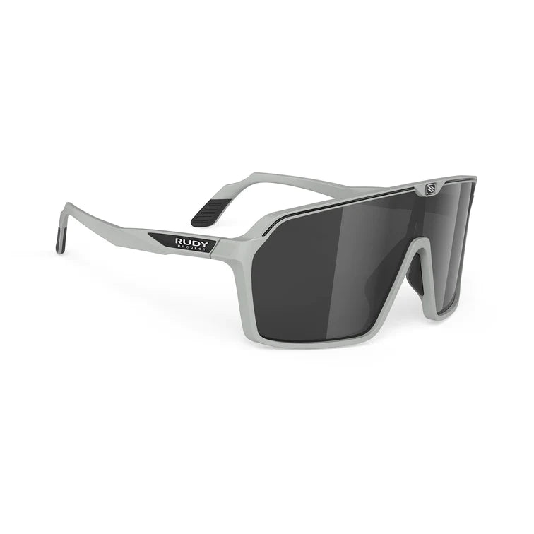 LUNETTE Spinshield Color: Light Grey Matte Frame with Smoke Black Lenses 2026
