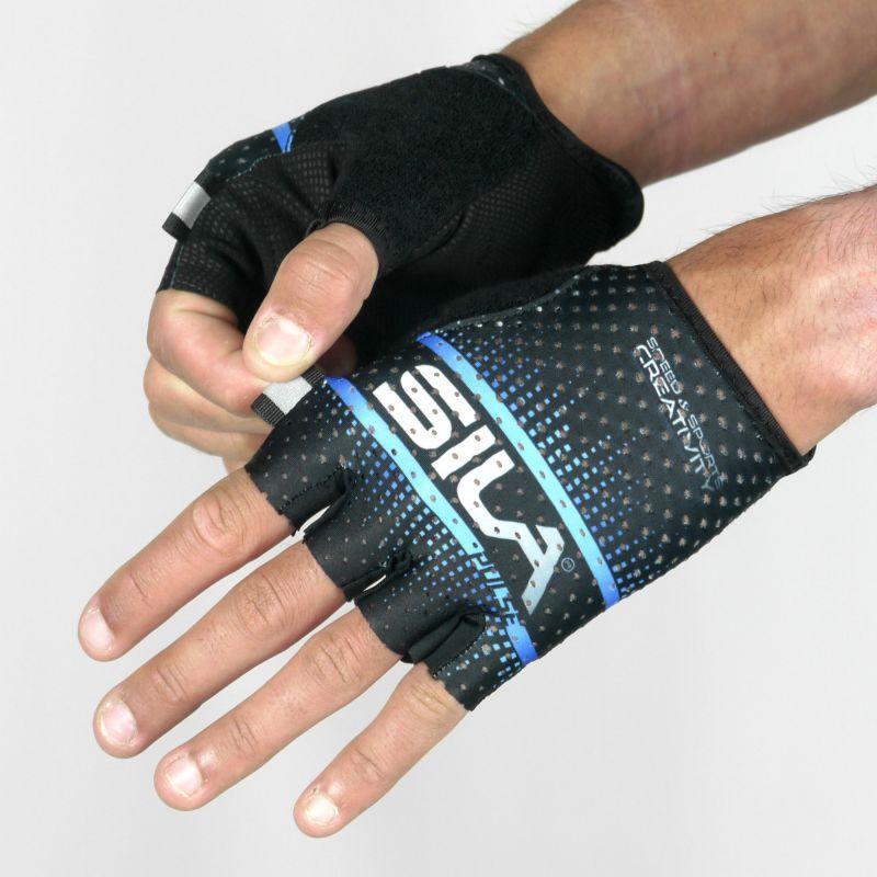 GANTS COURTS SILA PULSE STYLE - BLEU SKY Référence 2890 Bleu A-GANTS SILA SPORTS