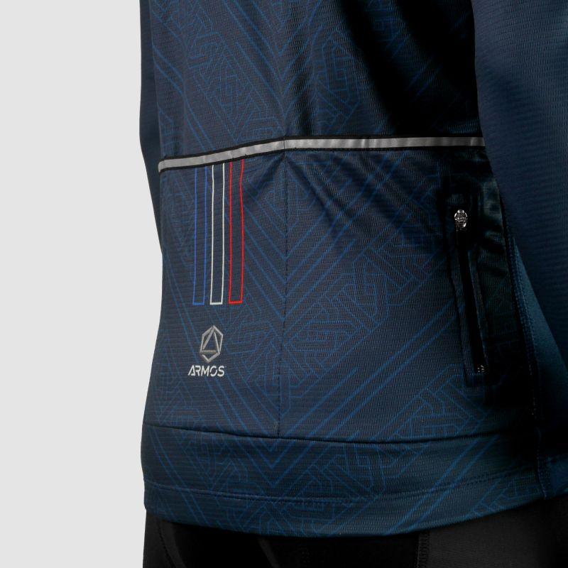 MAILLOT / VESTE MI SAISON PERFO ARMOS LEGEND BLEU MARINE V-MAILLOT SILA SPORT