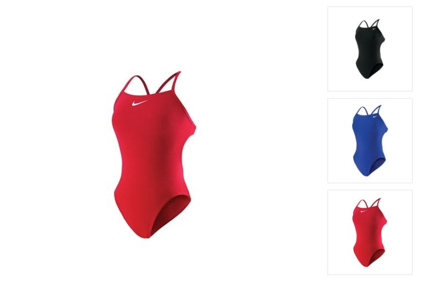 NIKE POLY CORE SOLIDS FEMME V-MAILLOT DE COMPETITION FEMME NIKE