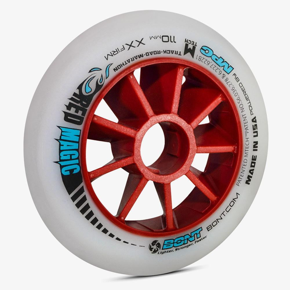 ROUES Magie rouge BONT 100-110 FIRM / X-FIRM/ XXFIRM PRIX POUR UNE ROUE R-ROUES BONT