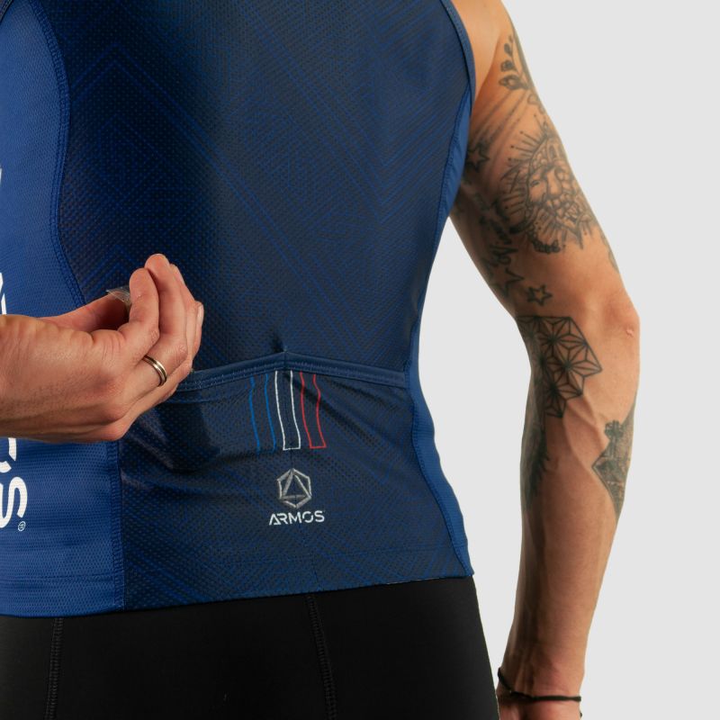 TOP TRIATHLON PERFO ARMOS LEGEND BLEU MARINE SM V-TRIFONCTION SILA SPORTS