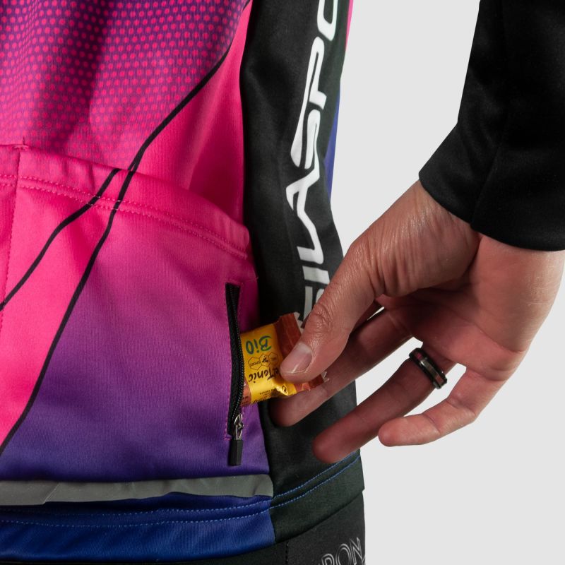 VESTE THERMIQUE EVO SILASPORT MOZAIK STYLE ROSE 3553