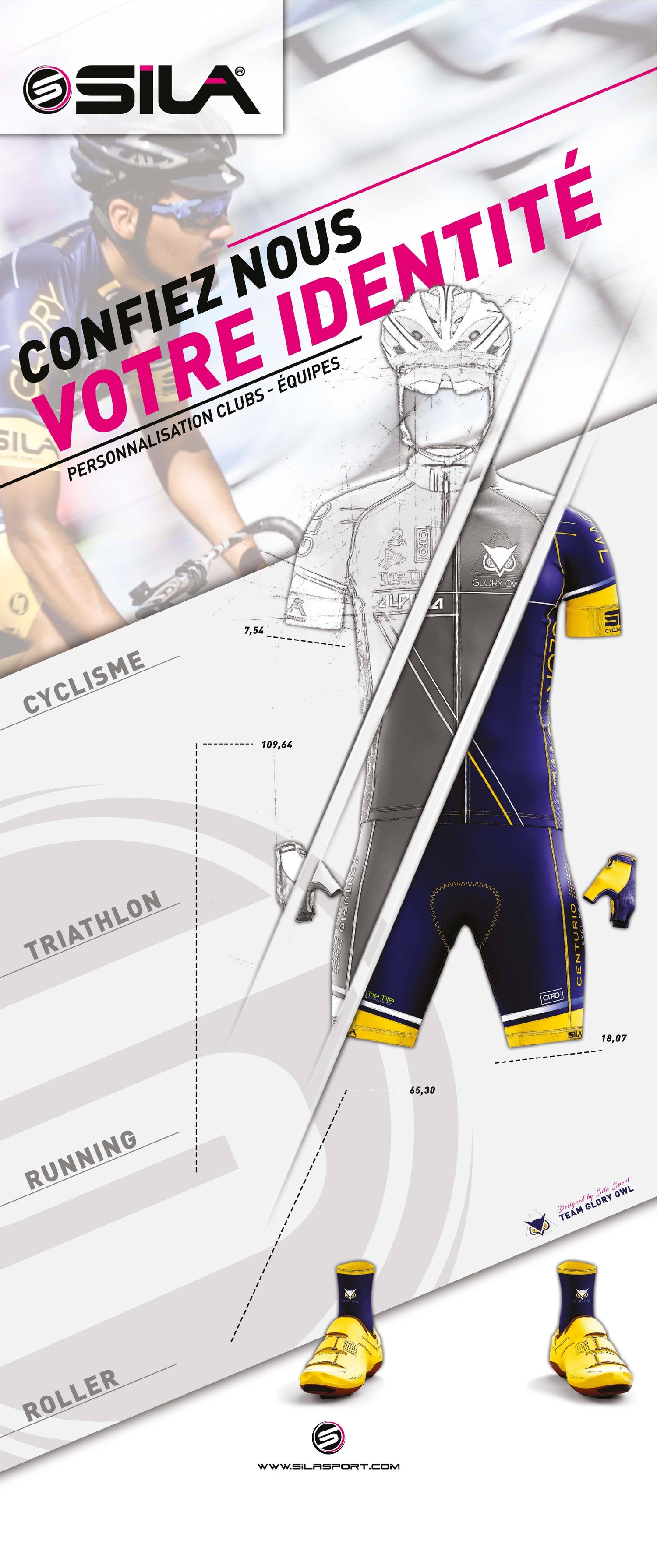 Clubs corporatifs- Tenues personnalisés - CYCLISMES