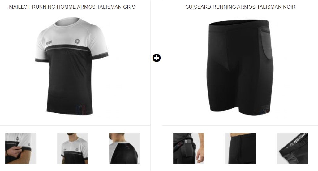 PACK ÉTÉ RUNNING HOMME - ARMOS TALISMAN