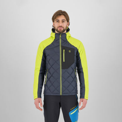 LASTEI UP JACKET WOODL.GRAY/ACID LIME | 2511044-038  2026