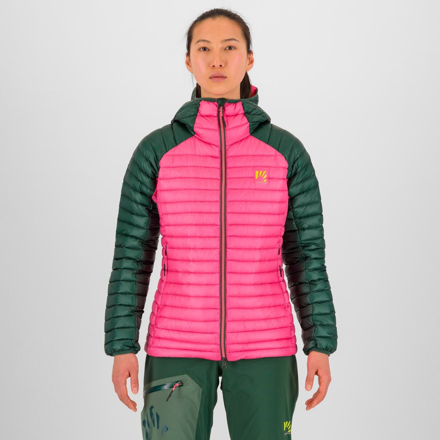 VESTE EN DUVET ALAGNA F    ROSE FANDANGO/VERT JUNGLE | 2512021-127   2026
