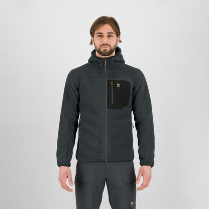 POLAIRE À CAPUCHE MOIAZZA RETRò   WOODL.GRAY/BLACK | 2531077-401N   2026