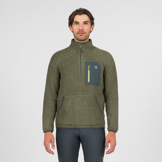 POLAIRE DEMI-ZIP ROCCHETT  PROFONDEUR/BOIS GRIS | 2531098-007    2026