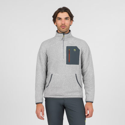 POLAIRE DEMI-ZIP ROCCHETT     MICRO CHIP/WOODL.GRAY | 2531098-021    2026
