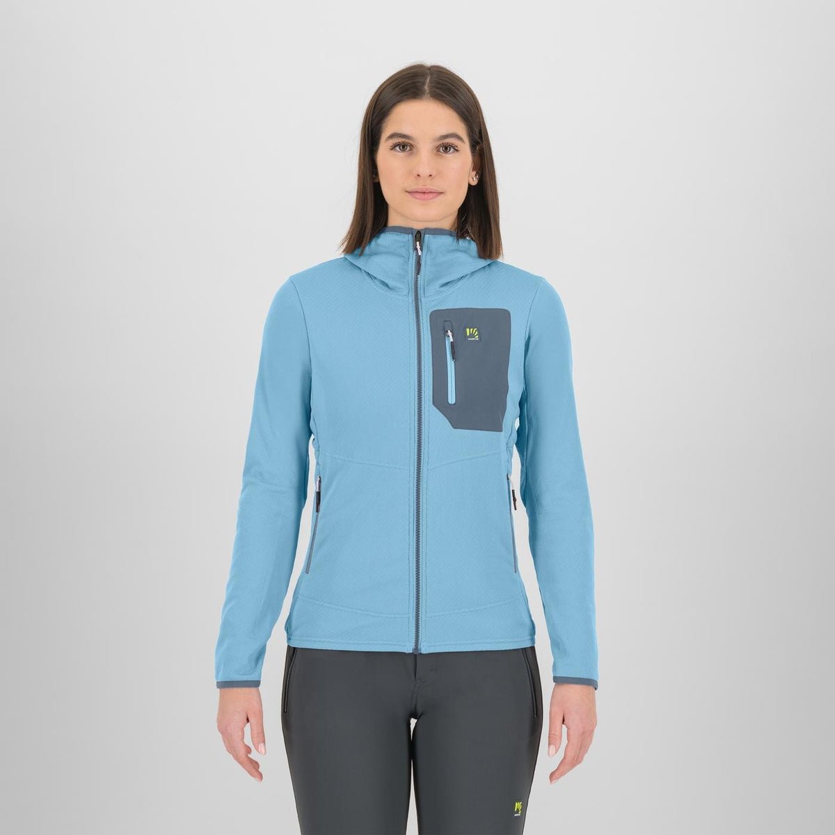 ANTERMOIA HOODIE W FLEECE SKY BLUE/BLUE MIRAGE | 2532094-192 2026-27