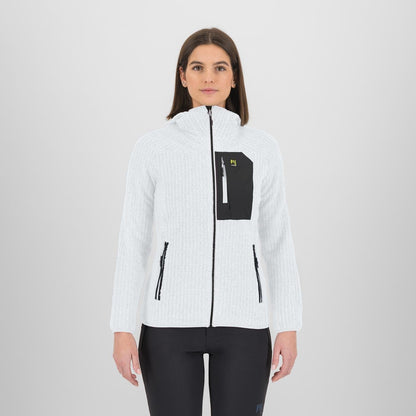 ROCCHETTA EVO HOODIE W FLEECE   BRIGHT WHITE/BLACK | 2532096-150    2026