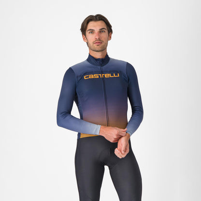 MAILLOT THERMIQUE APICE Couleur : BLEU BELGE/ORANGE VIF-HIVER  | 4525511-424    2026