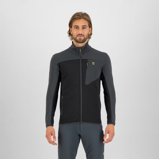 POLAIRE BIGONTINA À FERMETURE ÉCLAIR INTÉGRALE  NOIR/BOIS GRIS | 2531124-401n   2027