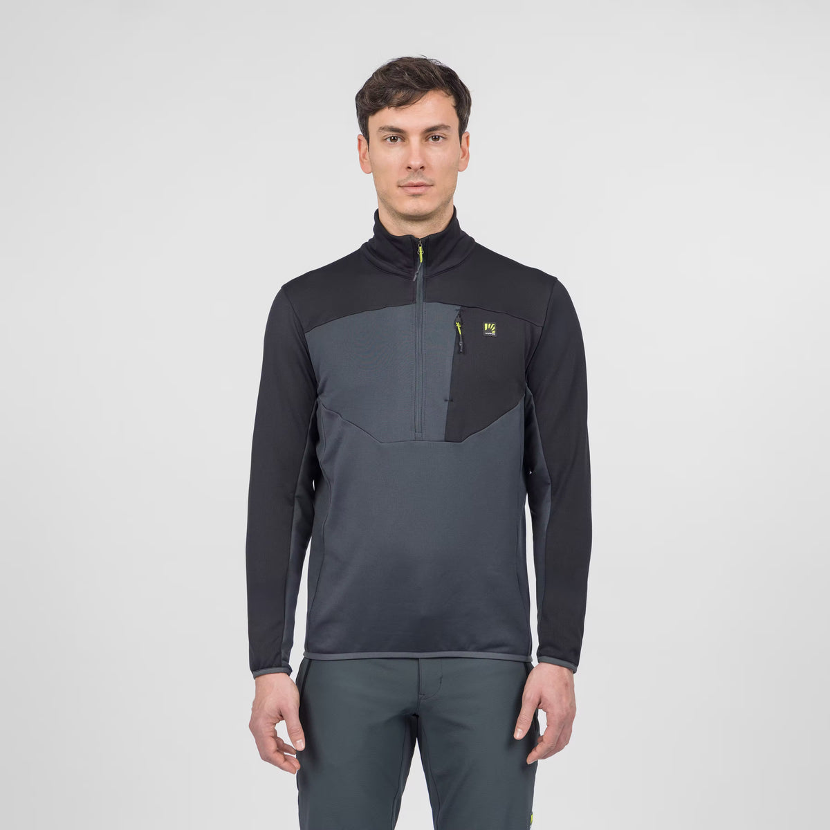 POLAIRE BIGONTINA DEMI-ZIP       WOODL.GRIS/NOIR | 2531125-401n      2027