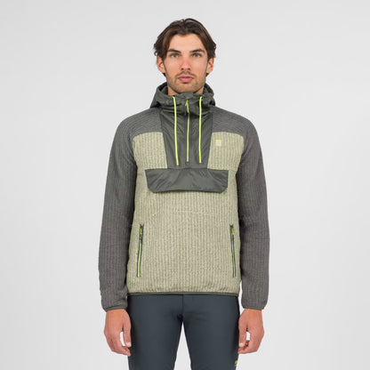 ROCCHETTA VOGUE SWEAT À CAPUCHE DEMI-ZIP POLAIRE  THÉ/RICIN/KAMBABA | 2531128-062   2027