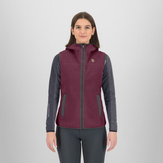 Sweat à capuche rétro MOIAZZA avec gilet   CRIMSON/FUMÉ | 2532078-080    2026-27