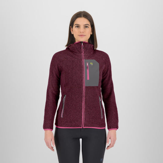 ROCCHETTA EVO HOODIE W FLEECE   PUISSANCE POURPRE/ROSE | 2532096-080  2027
