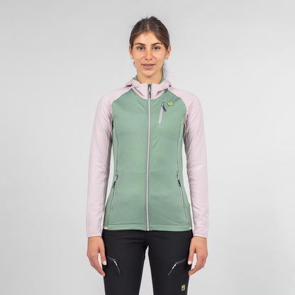 ODLE EVO W SWEAT À CAPUCHE POLAIRE À FERMETURE ÉCLAIR INTÉGRALE  HAIE/LILAS | 2532122-058   2027