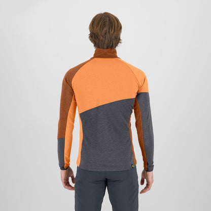 POLAIRE FEDERA À FERMETURE ÉCLAIR COMPLÈTE    BOIS.GRIS/ACAJOU/VIBR.ORANG | 2531023-022      2026