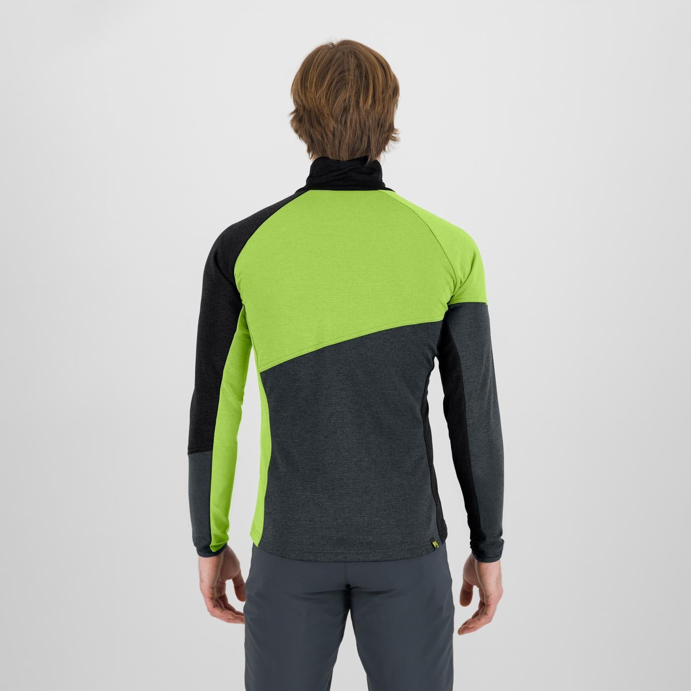 POLAIRE FEDERA À FERMETURE ÉCLAIR COMPLÈTE  WOODL.GRIS/NOIR/CITRON ACIDULÉ | 2531023-038       2026