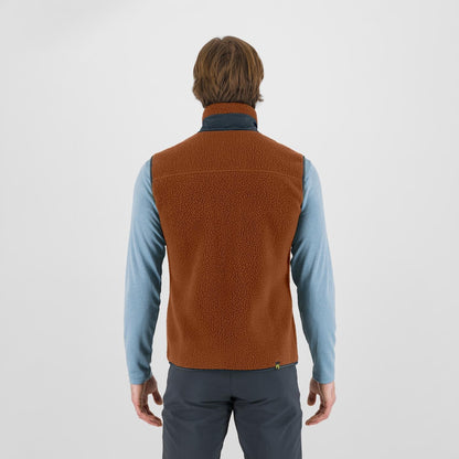 MOIAZZA RETRò FLEECE VEST  MAHOGANY/WOODL.GRAY | 2531078-022  2026
