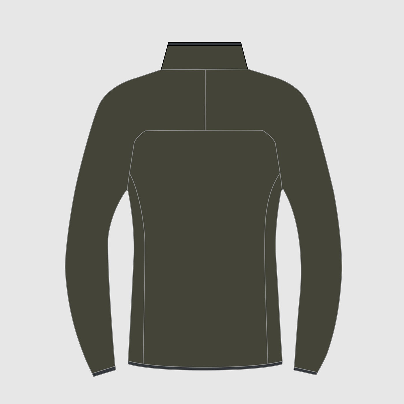 POLAIRE DEMI-ZIP ROCCHETT  PROFONDEUR/BOIS GRIS | 2531098-007    2026