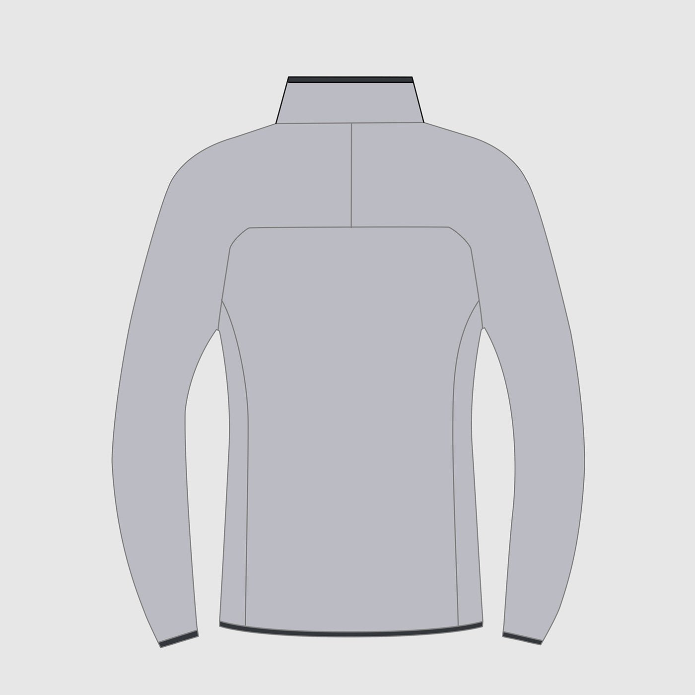 POLAIRE DEMI-ZIP ROCCHETT     MICRO CHIP/WOODL.GRAY | 2531098-021    2026