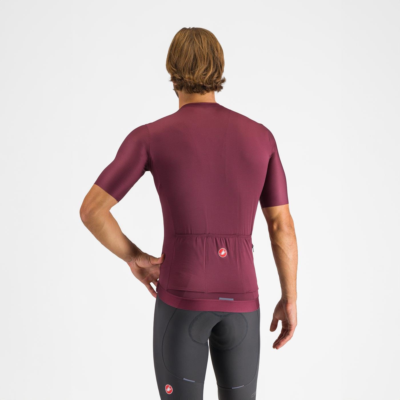 MAILLOT ESPRESSO Couleur : BORDEAUX PROFOND/LUNE ARGENTÉE  | 4524007-625  2026