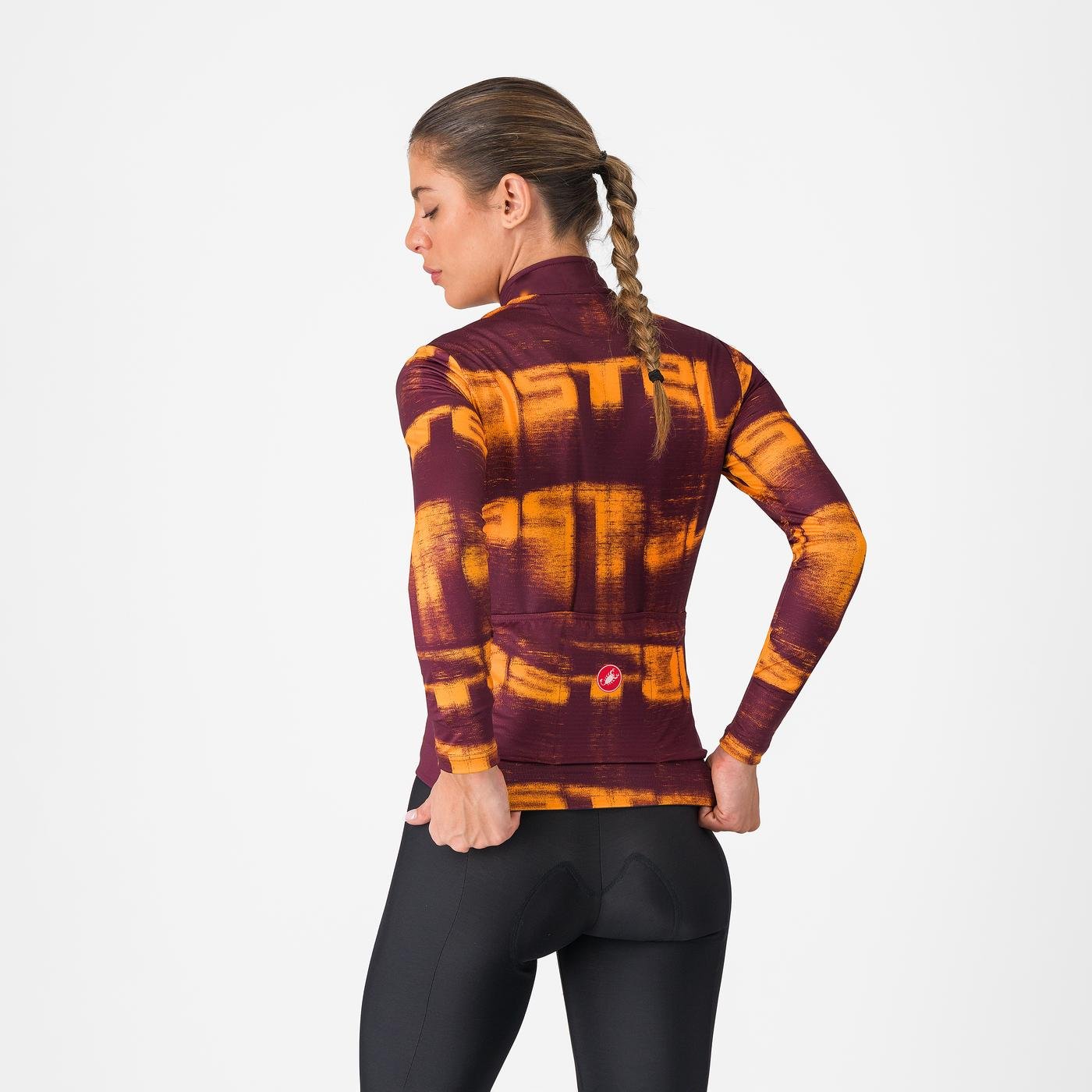 BLUR THERMAL JERSEY    Couleur : DEEP BORDEAUX/VIVID ORANGE  | 4525537-625  2026