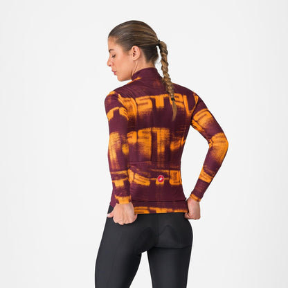 BLUR THERMAL JERSEY    Couleur : DEEP BORDEAUX/VIVID ORANGE  | 4525537-625  2026