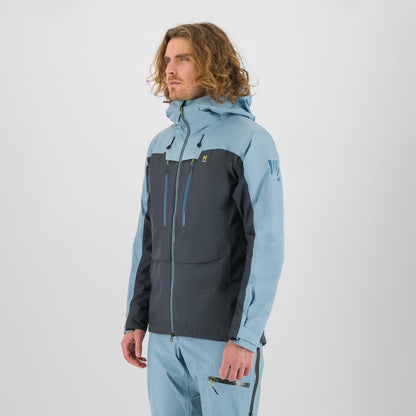 MIDI SHELL JACKET WOODL.GRAY/SMOKE BLUE | 2511019-008  2025-26