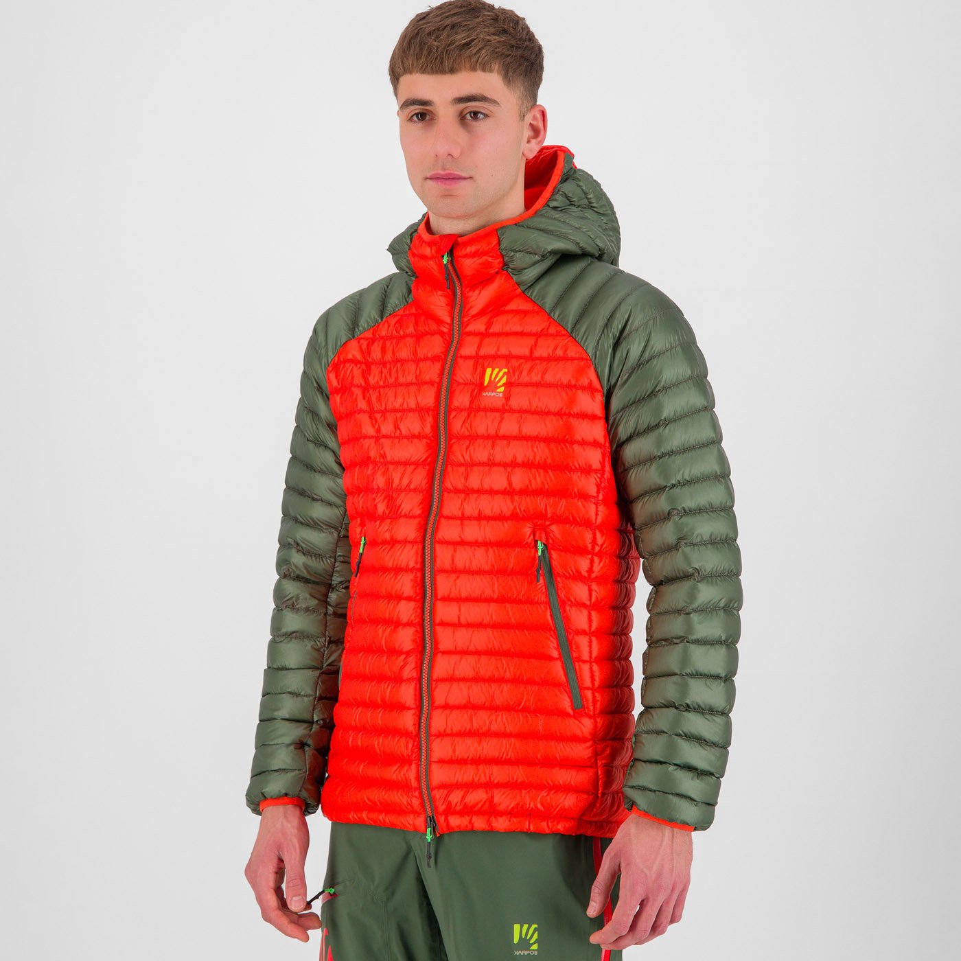 ALAGNA DOWN JACKET  SPICY ORANGE/THYME | 2511021-024     2025-26