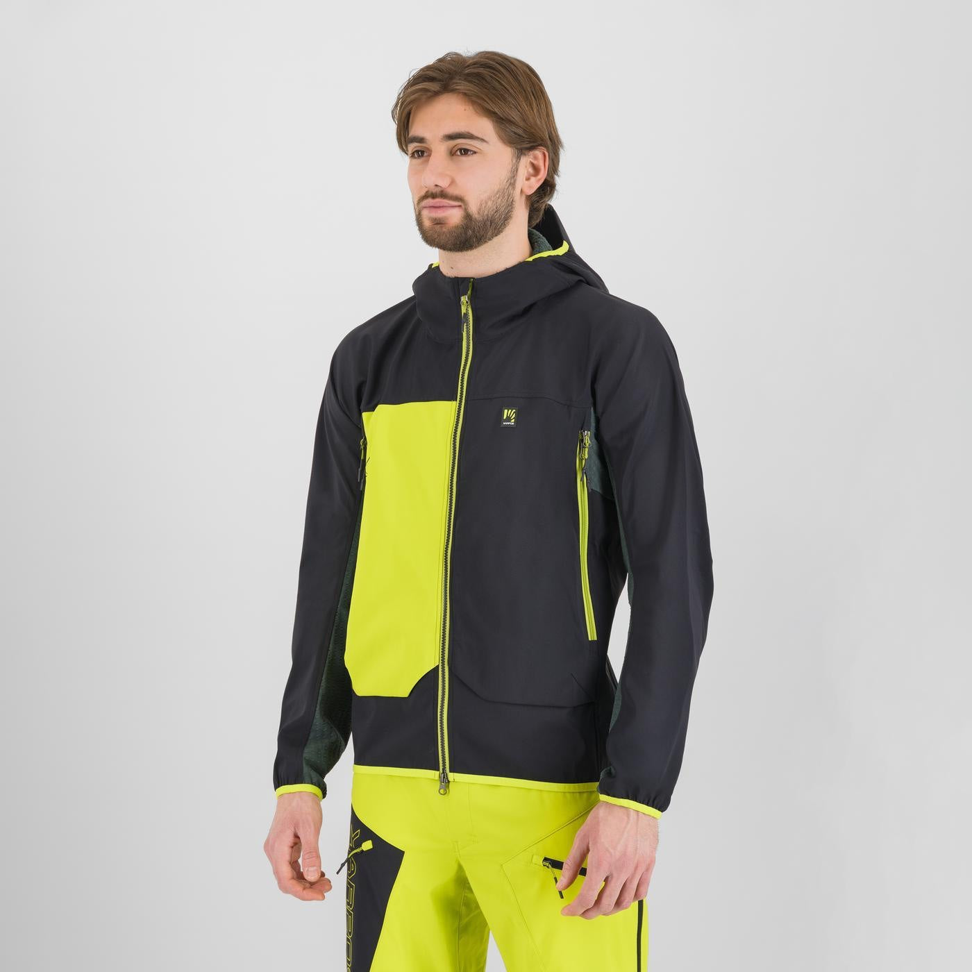 PIZZO BIANCO JACKET   BLACK/WOODL.GRAY/ACID LIME | 2511032-038 2025-26