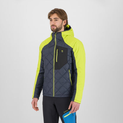 LASTEI UP JACKET WOODL.GRAY/ACID LIME | 2511044-038  2026