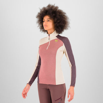 FEDERA HALF-ZIP W FLEECE   DÉCO ROSE/AVOINE/HUCKLEB. | 2532022-031     2026