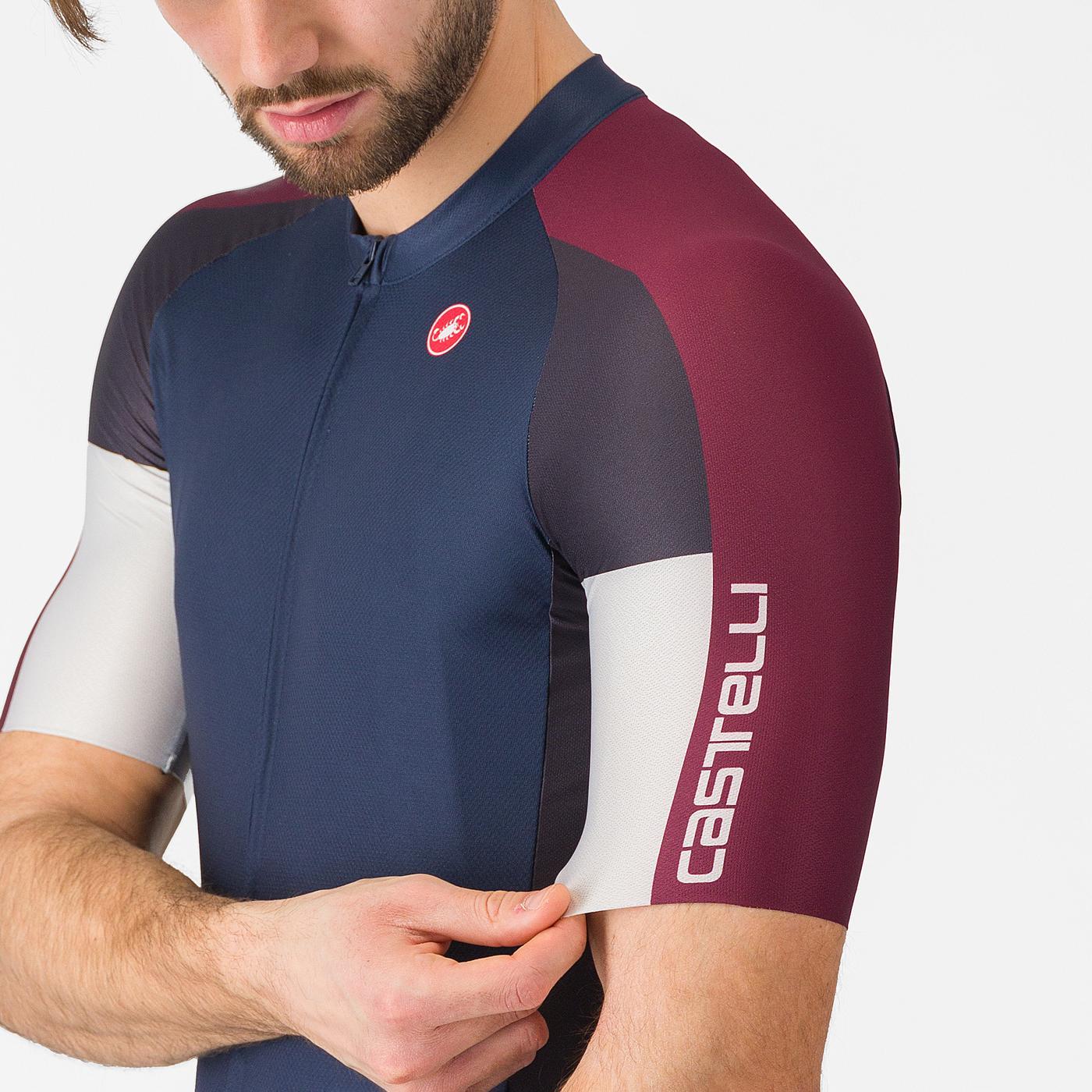 ENTRATA 6 JERSEY     Couleur : BELGIAN BLUE/DEEP BORDEAUX-SIL  | 4525014-424  2026